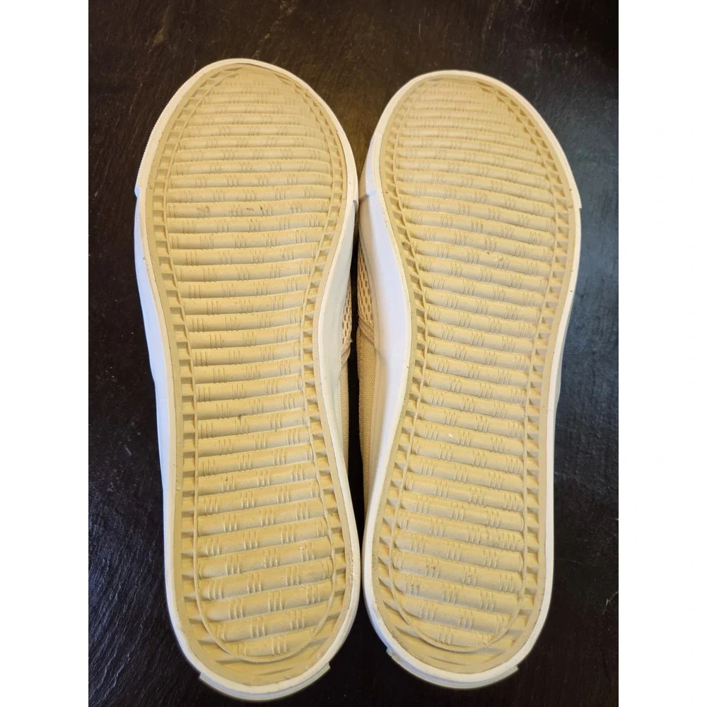 Caribbean Joe Men's Ryan  Slip On Boat Sneaker Loafers Ivory Mesh Size 10 NEW!